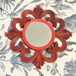 Decorative Rustic Hand Painted Mirror